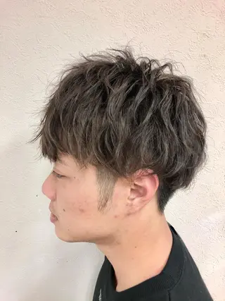 メンズ ダブルスキルエクステ /羽エクステ白石宇由のヘアスタイル