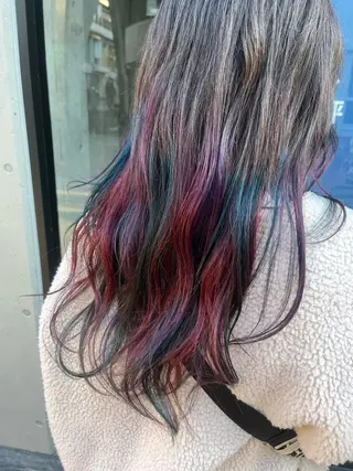 ロング カラー 原宿サロン代表 デザインカラー伊藤卓のヘアスタイル