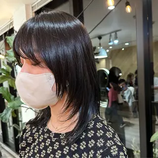 ミディアム カラー 橋本叶夢/ お洒落hairのヘアスタイル