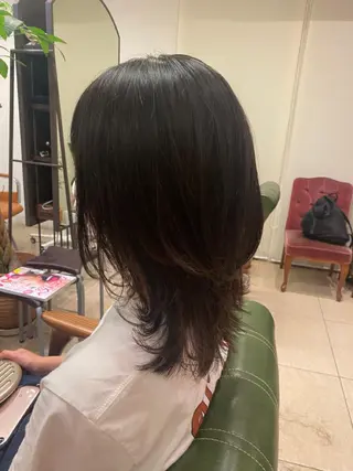 ミディアム sakamoto sayaのヘアスタイル