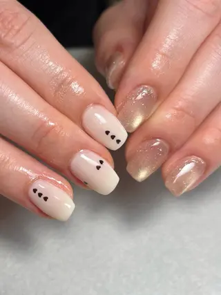 ネイル tsumeya ゆるかわ手描きネイルのネイルデザイン