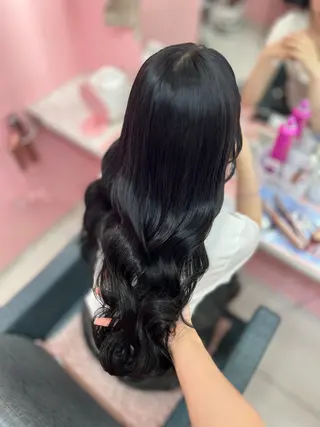 ロング シーズン エクステ/大阪梅田駅のヘアスタイル