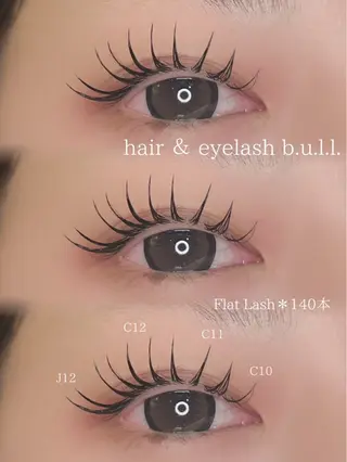マツエク・マツパ hair ＆eyelash  b.u.l.l.所属・b.u.l.l. CHISATOのマツエク・マツパデザイン