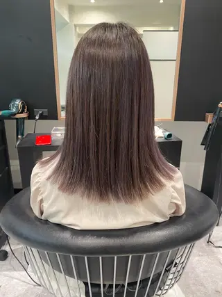 セミロング 大上 真奈未のヘアスタイル