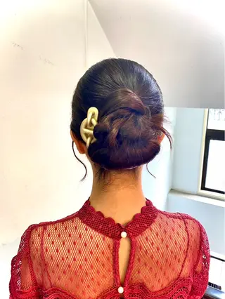 ヘアアレンジ hair make もりした ゆうのヘアスタイル