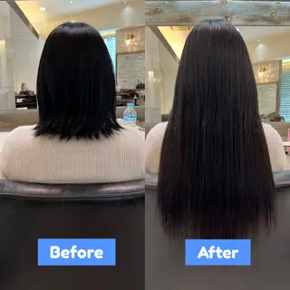 ミディアム 🤎艶感ベージュ/ ミルクティー🤎のヘアスタイル