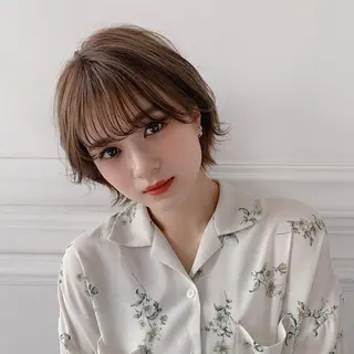 ショート カラー ヘアアレンジ 似合わせhair🔸 アサダ タカコ🔸のヘアスタイル