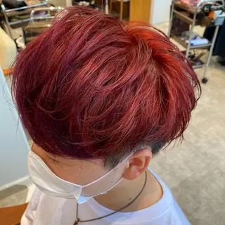 ショート カラー メンズ 山口 惇史のヘアスタイル