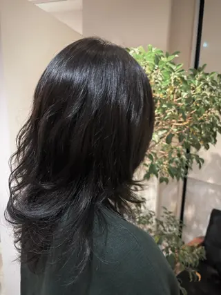 セミロング はしもとひより/ 巻ける矯正/艶カラーのその他イメージ