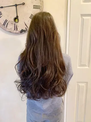 ロング カラー 古田 昂也のヘアスタイル