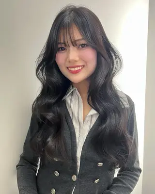 ロング 🌿レイヤー/ブリー チ/🌿‬JINのヘアスタイル