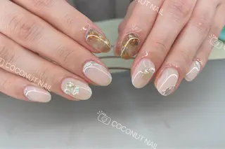 ネイル 神田 ココナッツのネイルデザイン