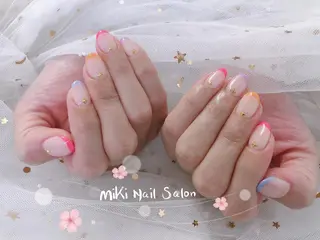 ネイル MiKi Nai池袋 長さだし得意のネイルデザイン