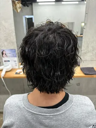 ミディアム パーマ mono / Manatoのヘアスタイル