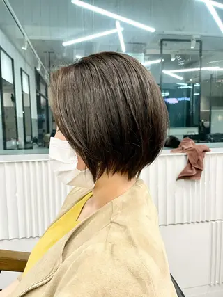 ショート カラー 色気レイヤー& ショートはお任せ🌟のヘアスタイル