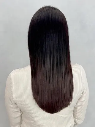 セミロング カラー パーマ ヘアアレンジ ITbyALBUM 藤沢店のヘアスタイル