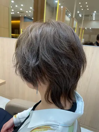 ミディアム カラー メンズ Ai   縮毛矯正/ ショートボブ/パーマのヘアスタイル