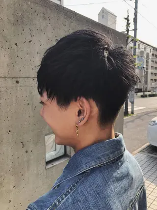 ショート メンズ 韓国ヘア🇰🇷 有田裕也のヘアスタイル