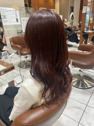 ロング カラー 仲宗根 美鈴のヘアスタイル
