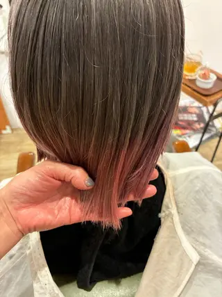 ミディアム 清水 美香のヘアスタイル