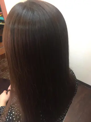 セミロング パーマ ヘアアレンジ 桧山 真のヘアスタイル
