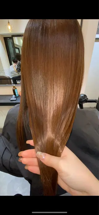 ミディアム 美髪✨髪質改善 &艶カラーmanaeのヘアスタイル