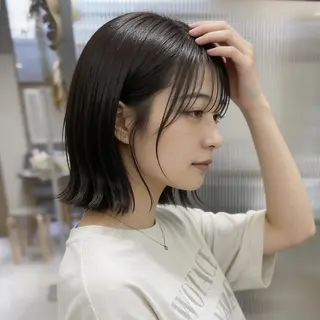 ショート ショート/透明感/ 髪質改善/chinaのヘアスタイル