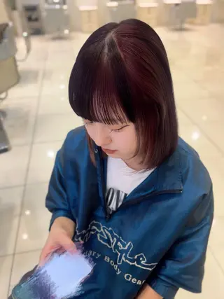 ミディアム カラー 銀座/カラー 🎀momo🎀のヘアスタイル
