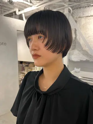 ショート カラー 🌼タッセルボブ/シ ョートmoeka🌼のヘアスタイル
