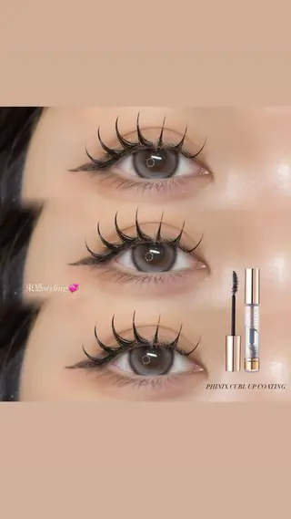 マツエク・マツパ Mell Yuuna ♡パリエク /束感のマツエク・マツパデザイン