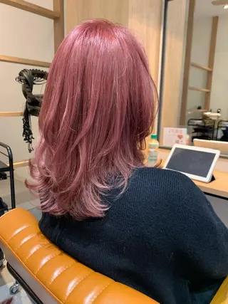 ミディアム カラー オーナースタイリスト 宗正淳志のヘアスタイル