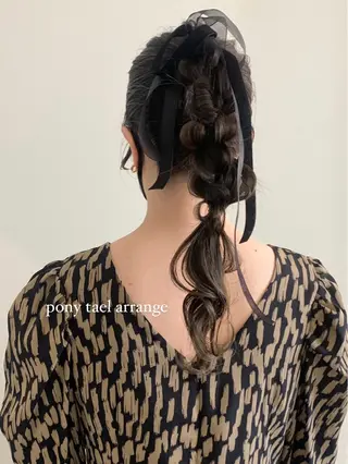 ヘアアレンジ 落合希 Olivebeigeのヘアスタイル