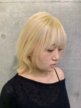 ショート カラー ヘアアレンジ メンズ THE./ブリーチ 透感カラー/髪質改善のヘアスタイル