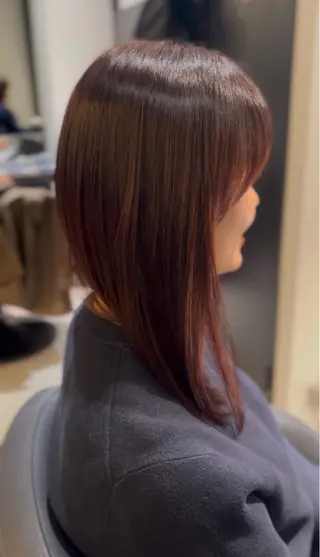 ミディアム 佐々木 輝人のヘアスタイル