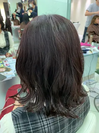 ミディアム カラー 春日 力のヘアスタイル