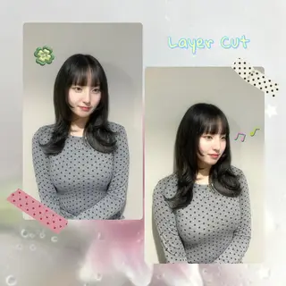 セミロング RELACE 千葉 恋華🎀のヘアスタイル