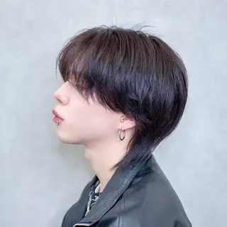 ミディアム カラー パーマ メンズ メンズ特化 👑YUTAのヘアスタイル