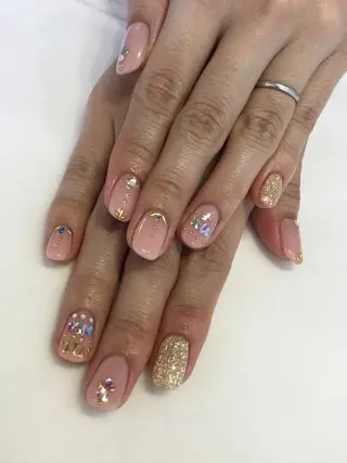 ネイル 💎🐰 saki. m 🐰💎のネイルデザイン