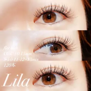 マツエク・マツパ Lila 長浜店のマツエク・マツパデザイン