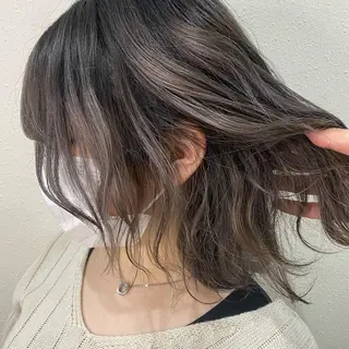 カラー 韓国𝐻𝑎𝑖𝑟 🇰🇷🖤ハラのヘアスタイル