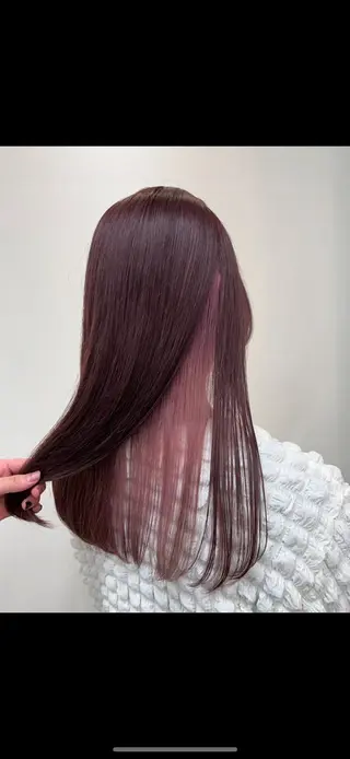 セミロング カラー 熊本市東区 /Ririkaのヘアスタイル