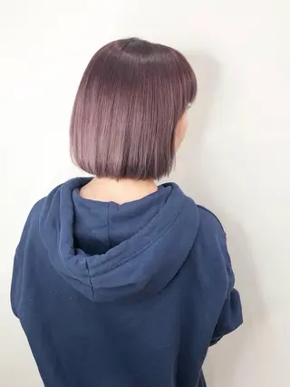 ショート カラー 🌙HIZUKI🌙 ハイトーン 艶髪のヘアスタイル