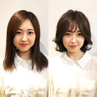 ショート 髪質改善縮毛矯正 専門店のヘアスタイル