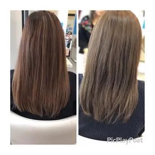 カラー 町田で叶う本物の 髪質改善 鍋谷勇のヘアスタイル