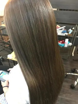 ロング カラー WEST OLAND 安藤のヘアスタイル