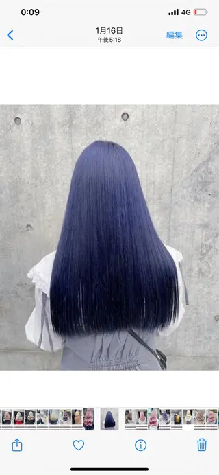 ロング カラー ヘアアレンジ メンズ 🌈【🎀ヘアデザイ ナー🎀】✨ノン✨のヘアスタイル