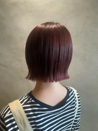 ショート カラー ベージュカラー🧸 伊藤なつみのヘアスタイル