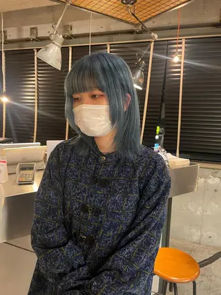 ミディアム カラー 海外レイヤー /NAGISAのヘアスタイル