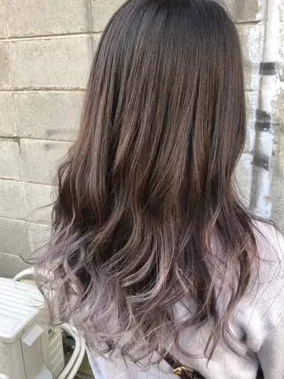 カラー ダブルスキルエクステ /羽エクステ白石宇由のヘアスタイル