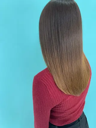 セミロング onishi yoshinaoのヘアスタイル